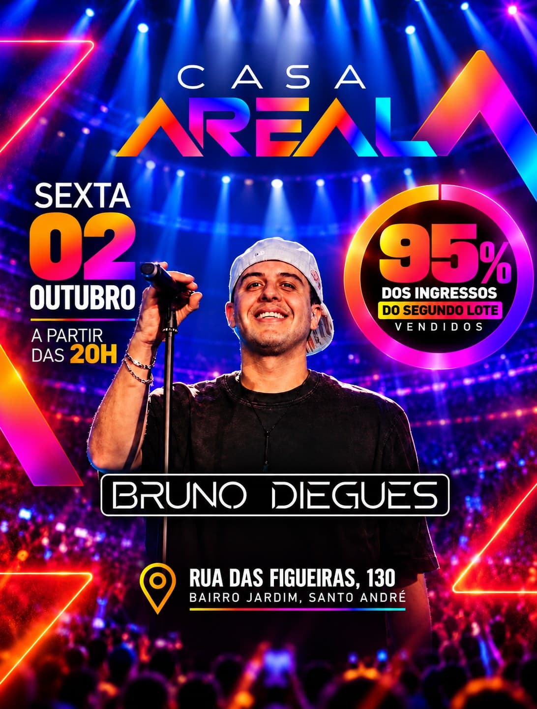 Arte do evento Bruno Diegues